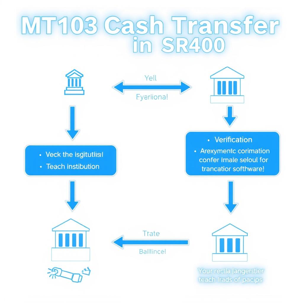 MT103 Cash Transfer process visualization in SQR400 software MT103 Cash Transfer process visualization in SQR400 software