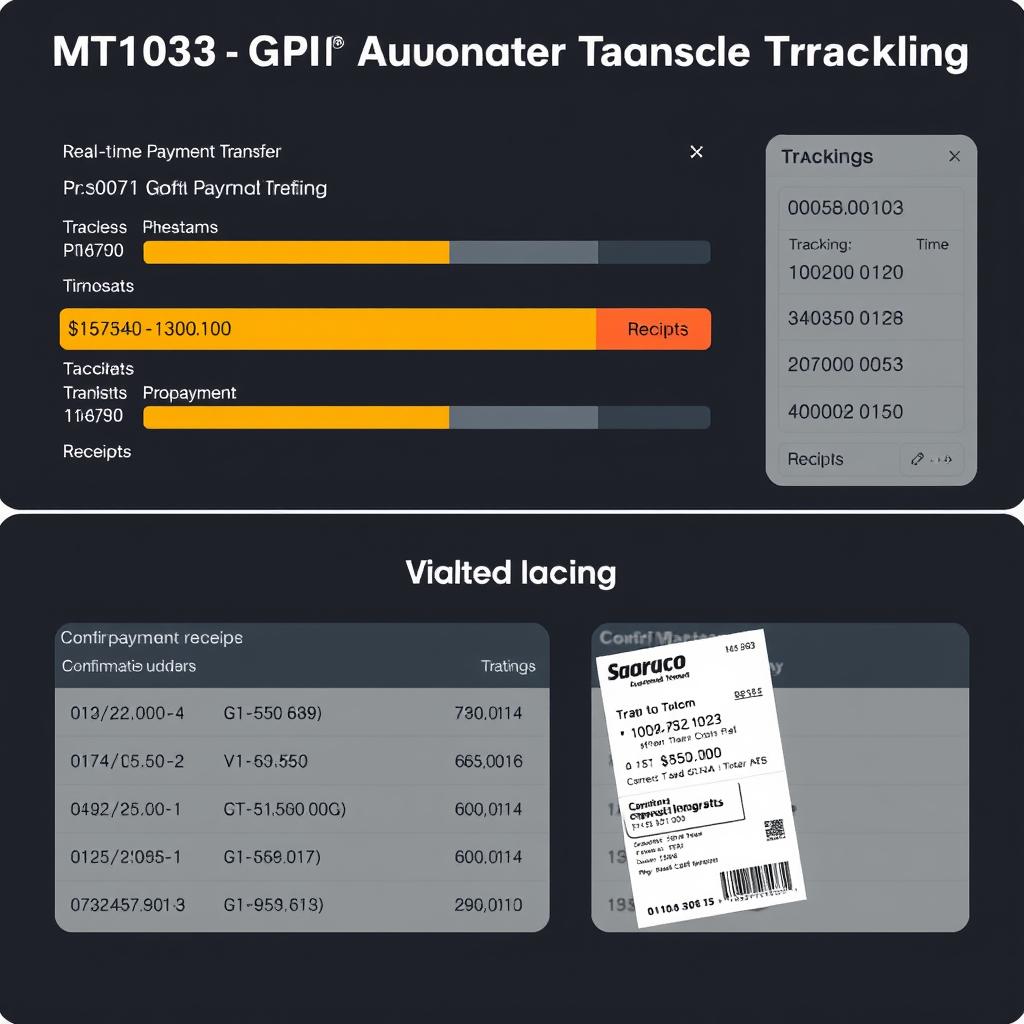 MT103 GPI Automatic Transfer tracking in SQR400 software