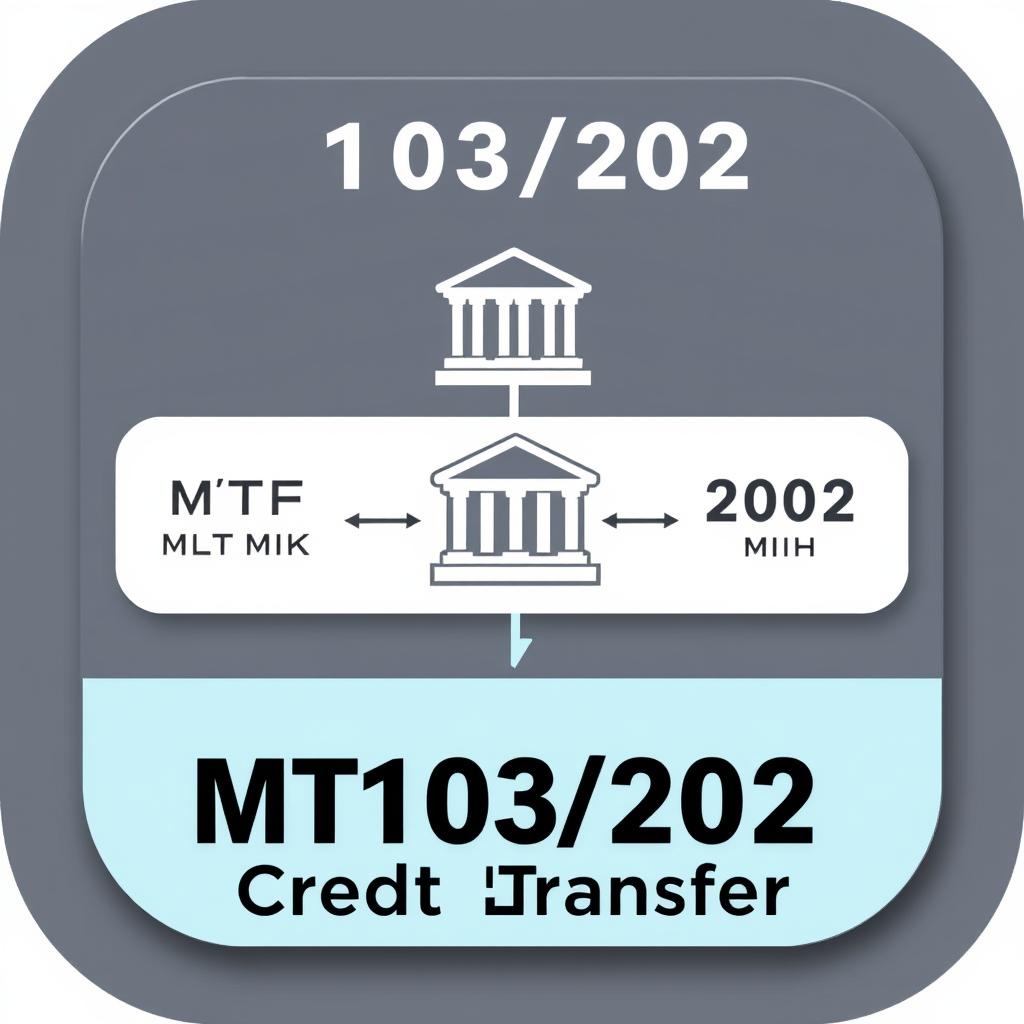 MT103/202 Credit Transfer SWIFT message format in SQR400 Bank Flash
