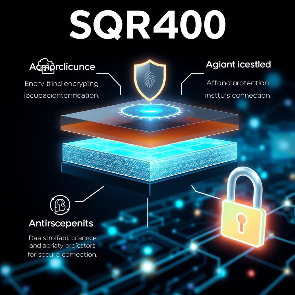 SQR400 security features visualization showing encryption and protection mechanisms SQR400 security features visualization showing encryption and protection mechanisms