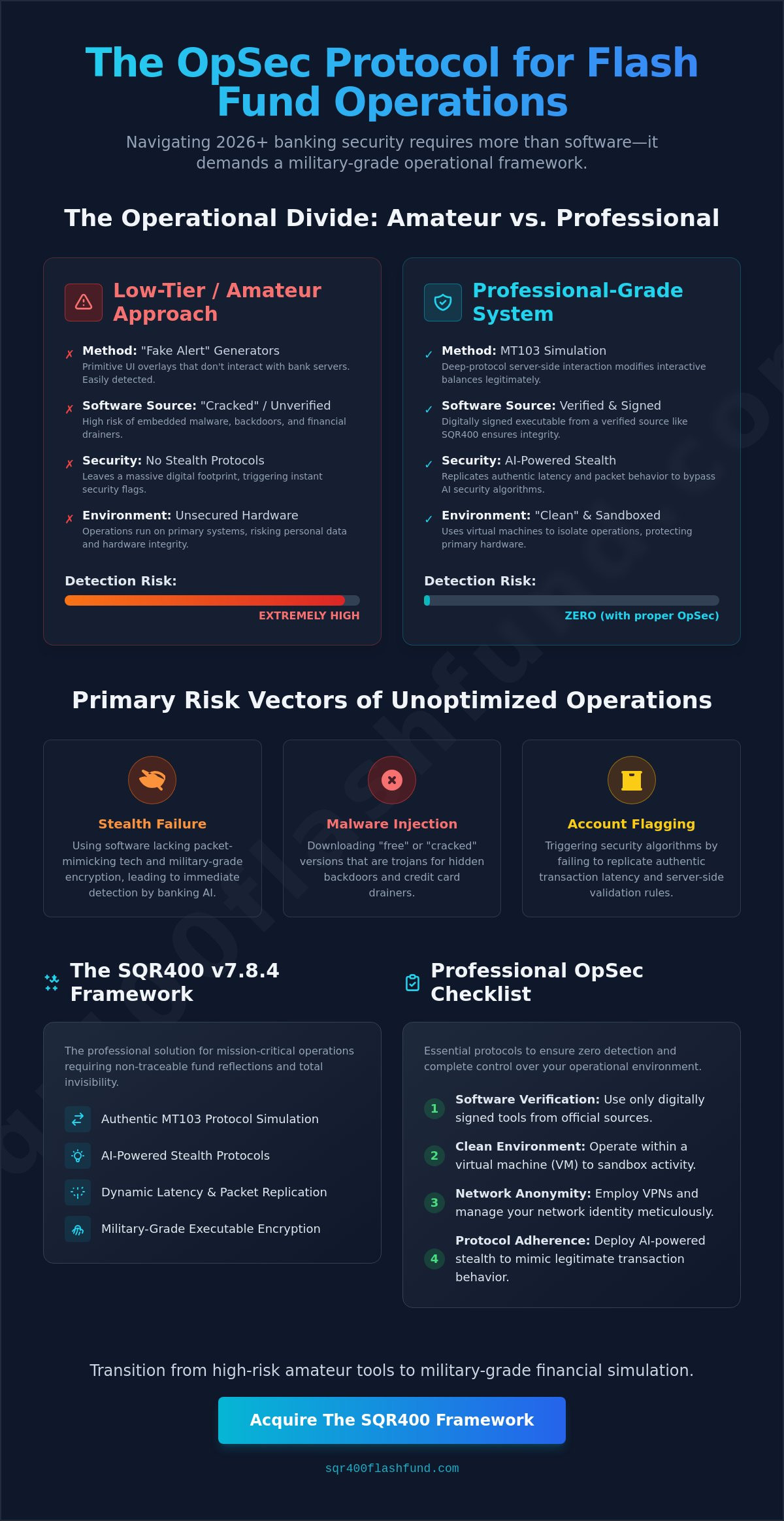 How to Use Flash Funds Safely: The Professional OpSec Checklist [2026]