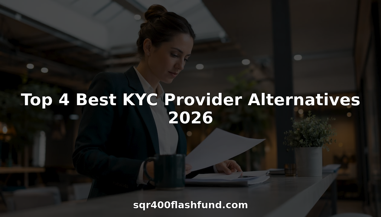 Compliance officer reviewing KYC documents at desk