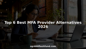 Cybersecurity analyst reviewing MFA alternatives at desk