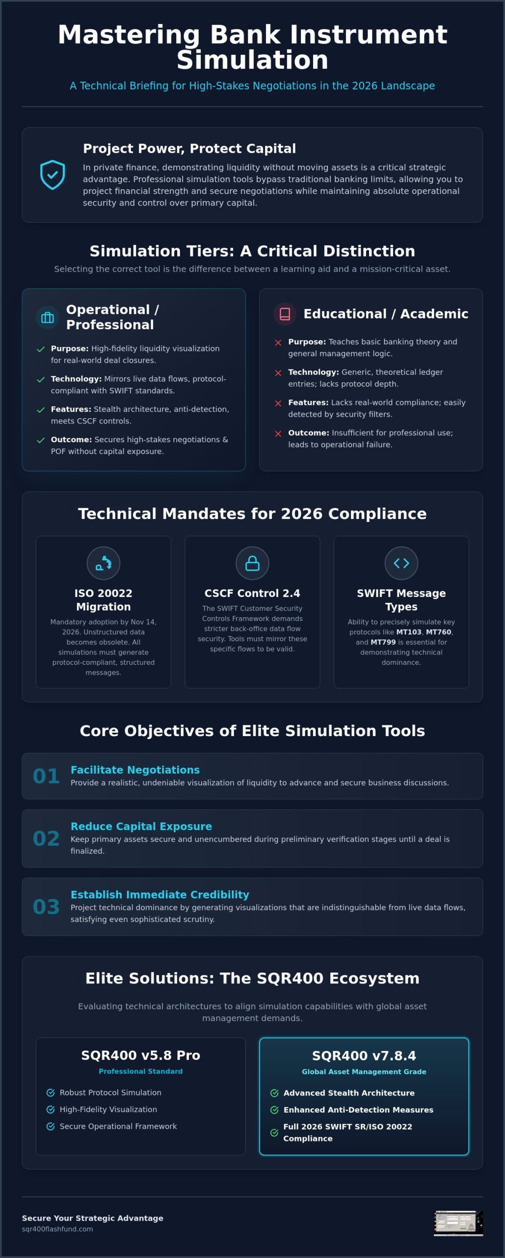 Bank Instrument Simulation Software: Professional Protocol Visualization for 2026