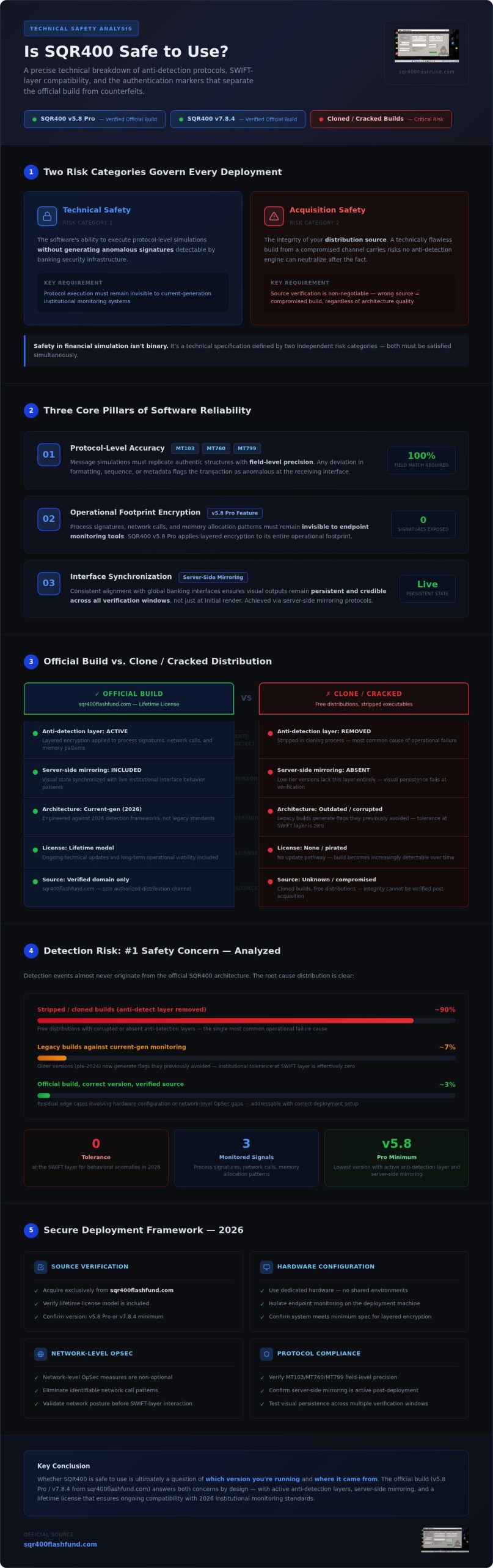 Is SQR400 Safe to Use? A 2026 Technical Integrity and Security Analysis