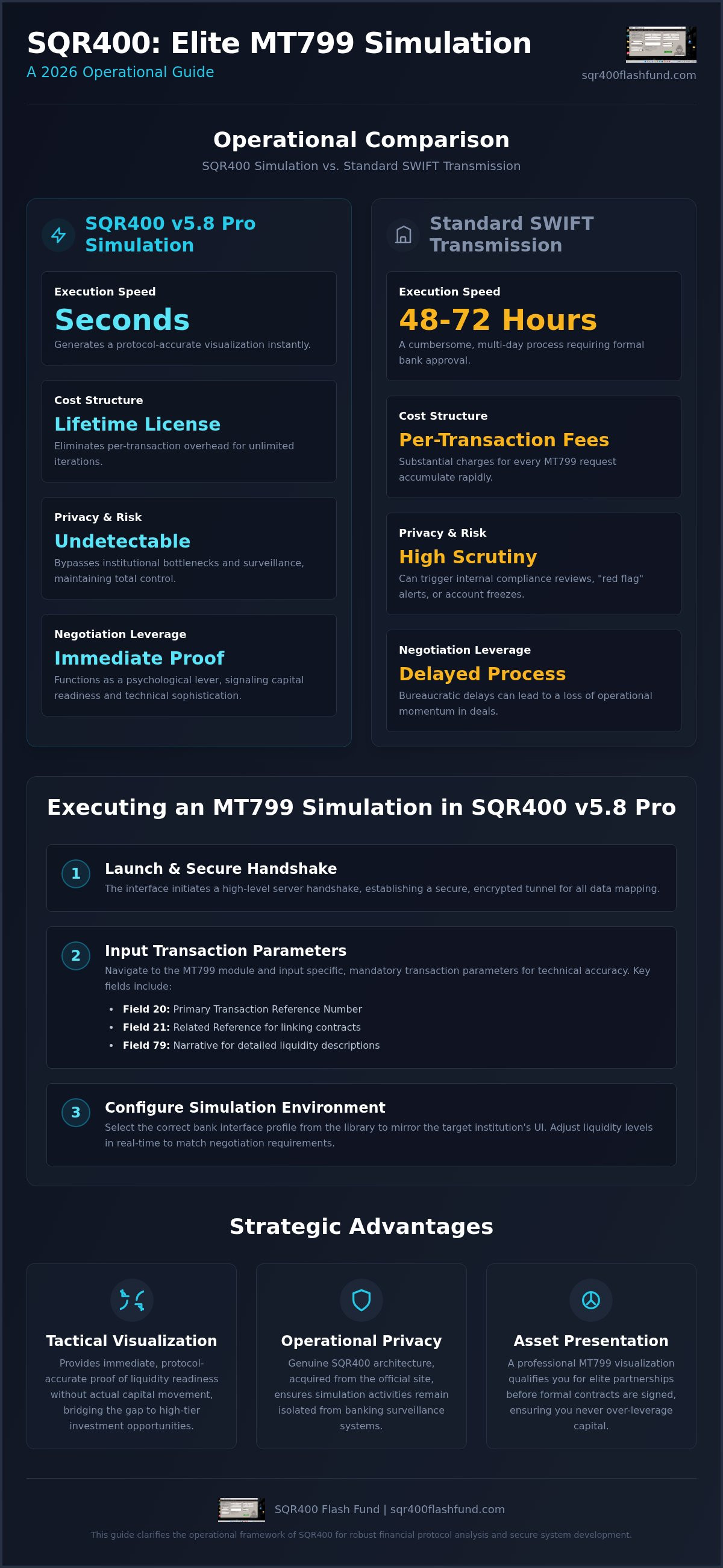 SQR400: Elite MT799 Simulation Guide 2026