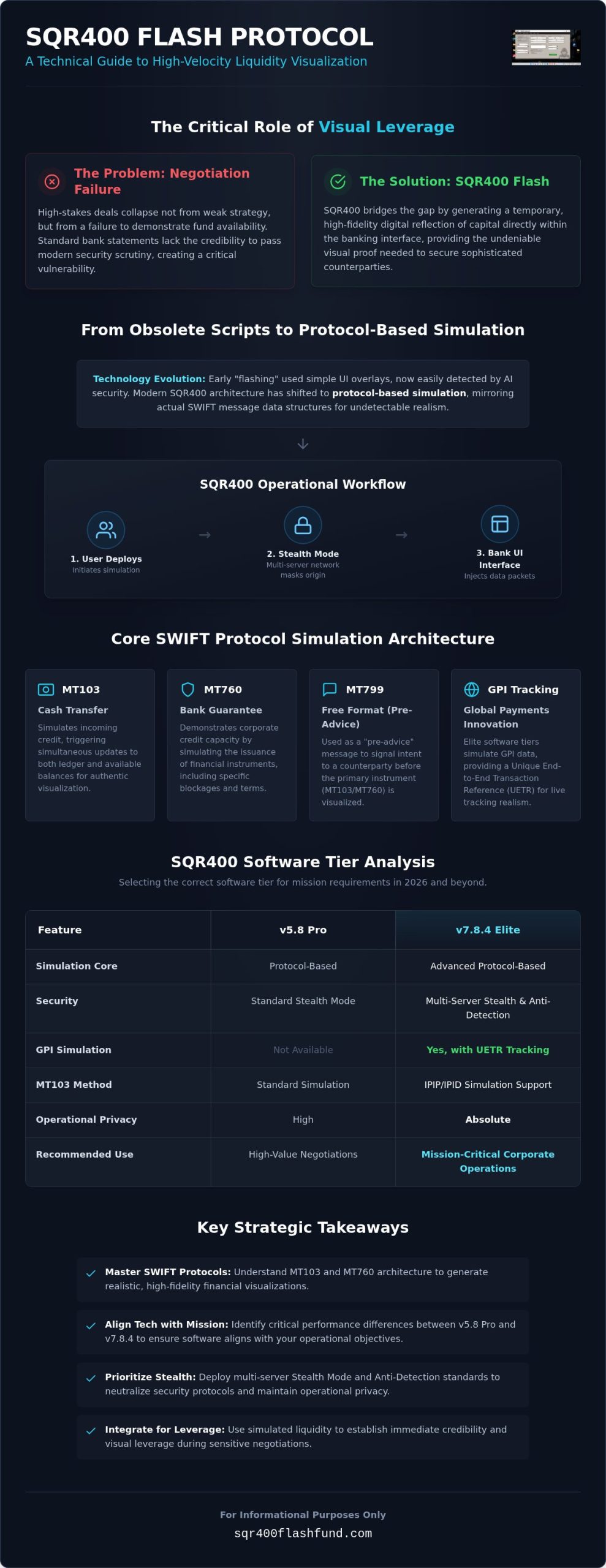 SQR400 Flash: The Professional Guide to Liquidity Simulation (2026)