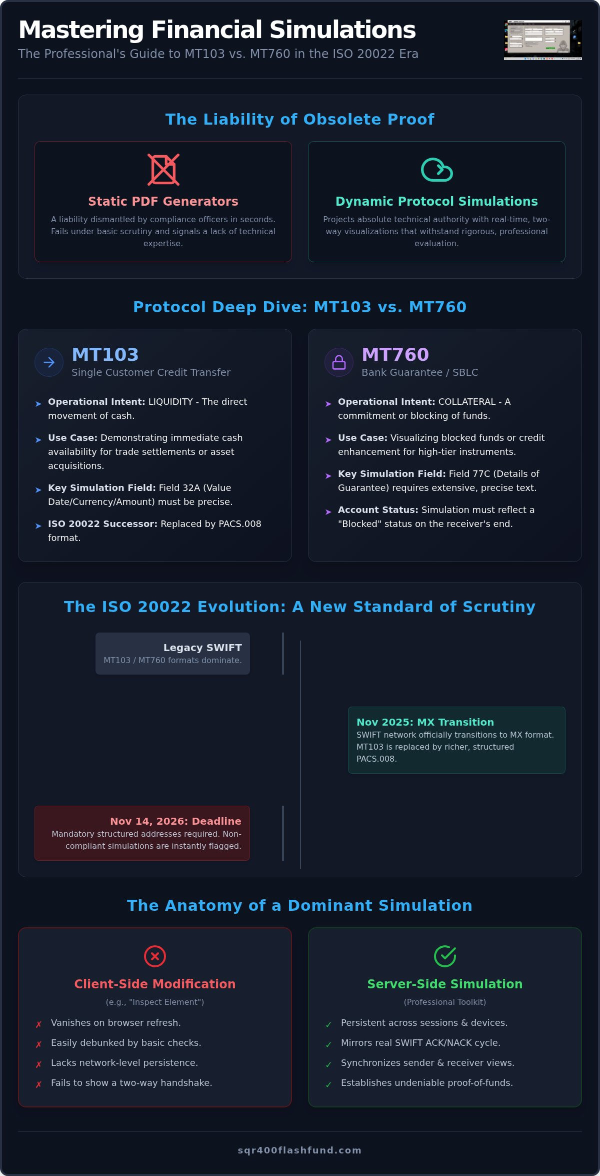 MT103 vs MT760 Simulation: Technical Guide to Advanced Protocol Visualization