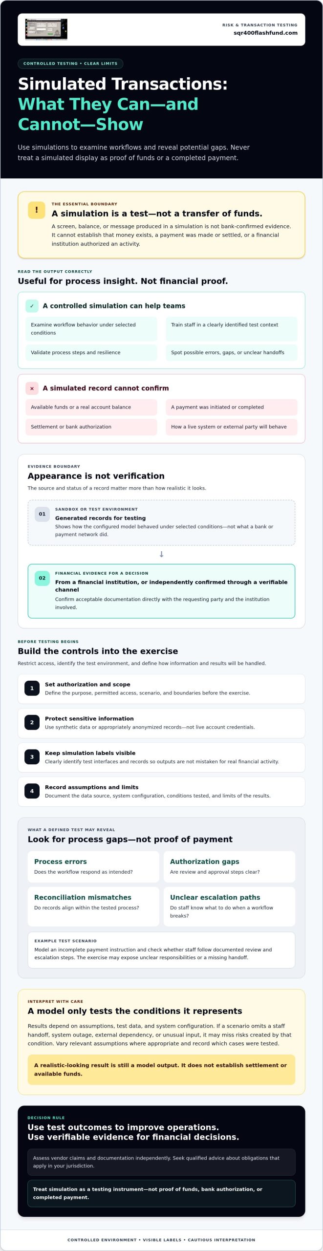 Managing Risk With Simulated Transactions: A Responsible 2026 Guide