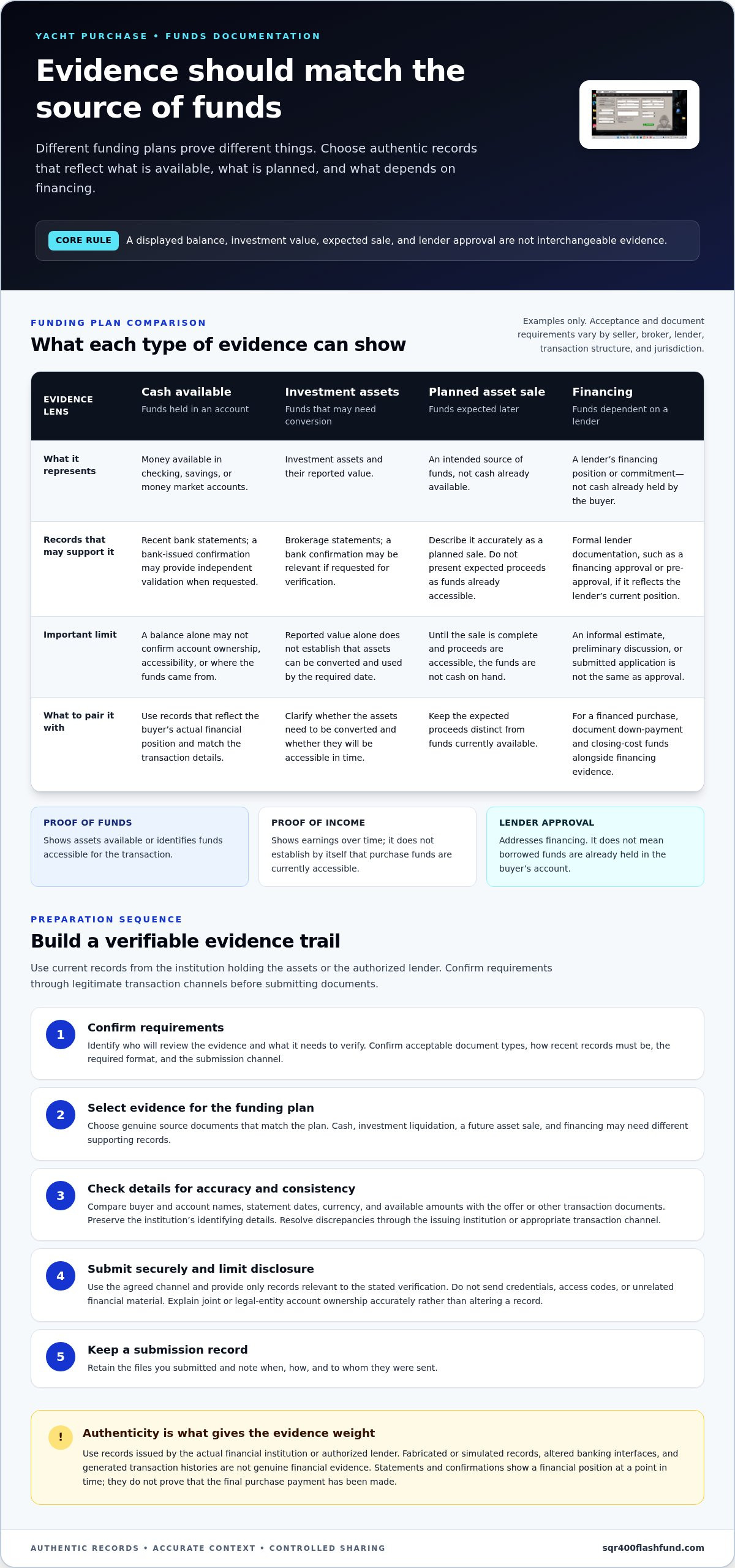 How to Show Funds for a Yacht Purchase: Verified Guide