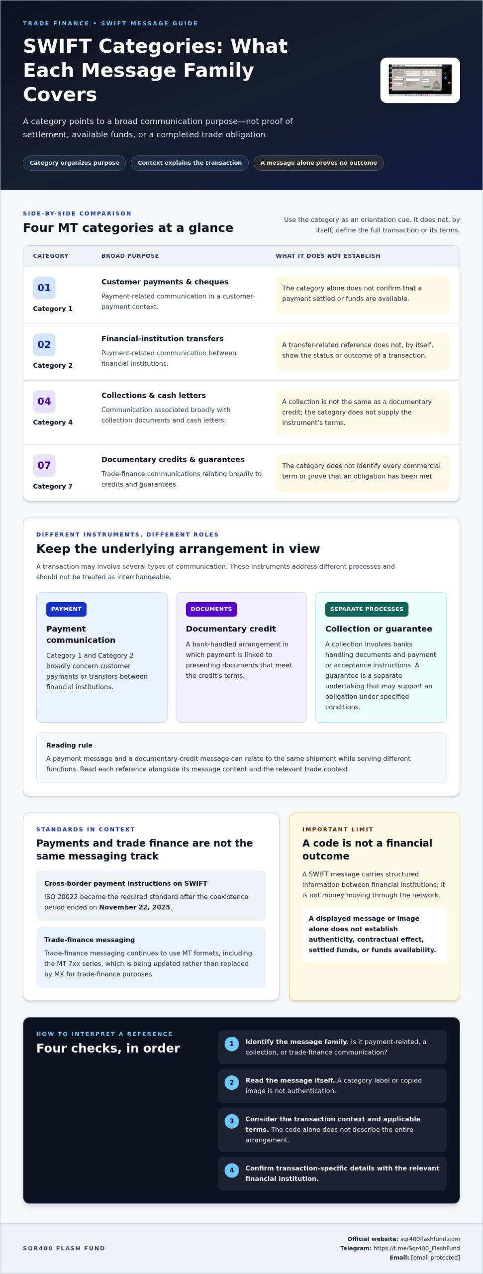 Understanding SWIFT Message Types for Trade: A 2026 Guide